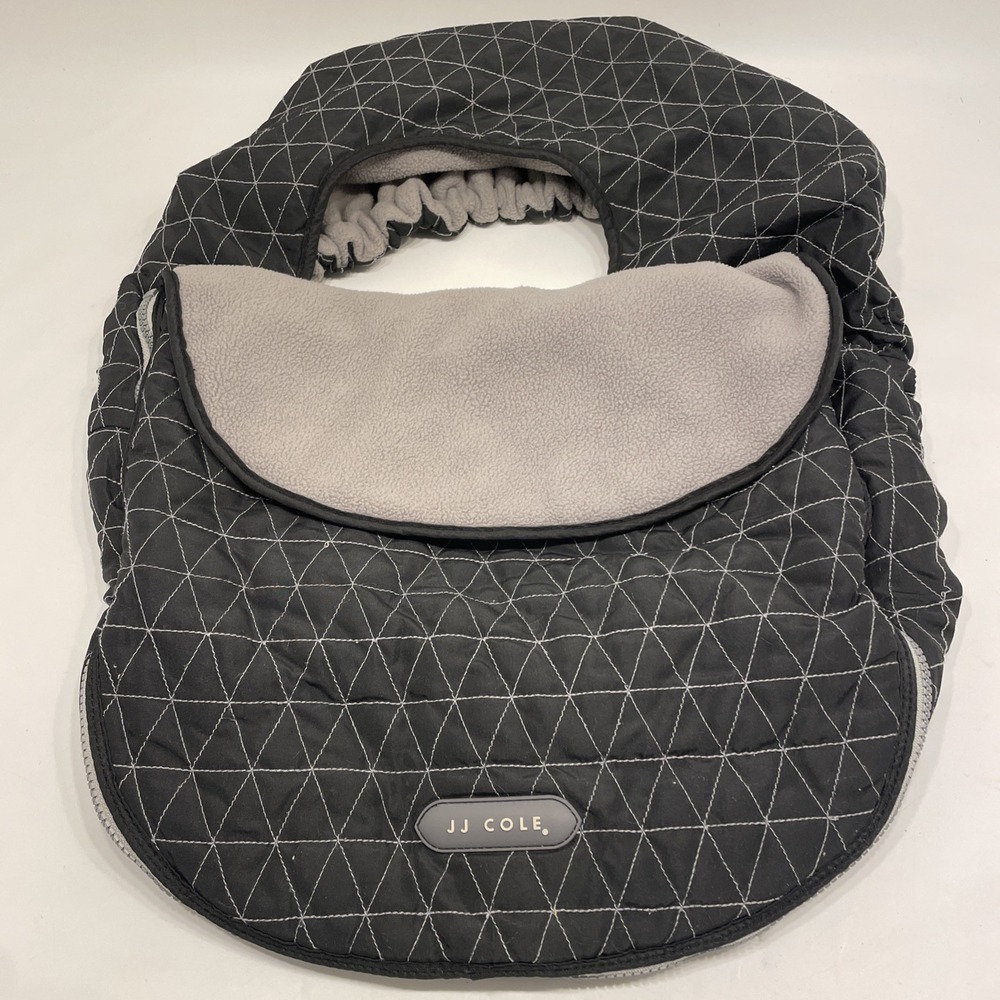 JJ Cole Collections Bundle Me toddler-3 yrs Black Car Seat Stroller Cover Fleece